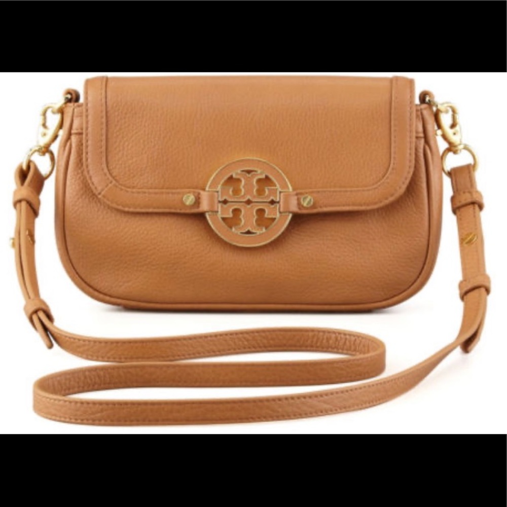 Troy Burch Amanda Classic Crossbody Bag Aged Brown